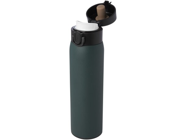 Termo Sika 450ml con aislamiento térmico de acero reciclado Verde bosque detalle 22
