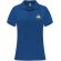 Polo deportivo de manga corta para mujer Monzha Roly Azul real detalle 9