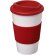 Vaso con aislamiento de 350 ml con agarradera Americano® Rojo/blanco