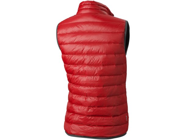 Chaleco plumón natural mujer Fairview ligero certificado RDS Rojo detalle 2
