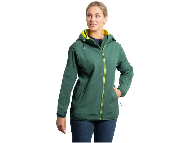 Chaqueta softshell Siberia Roly con capucha y forro micropolar detalle 13