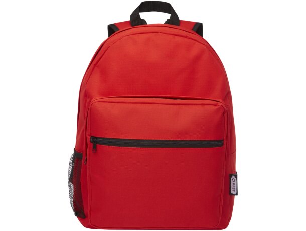 Mochila para niños personalizada Retrend 16L sostenible Rojo detalle 9