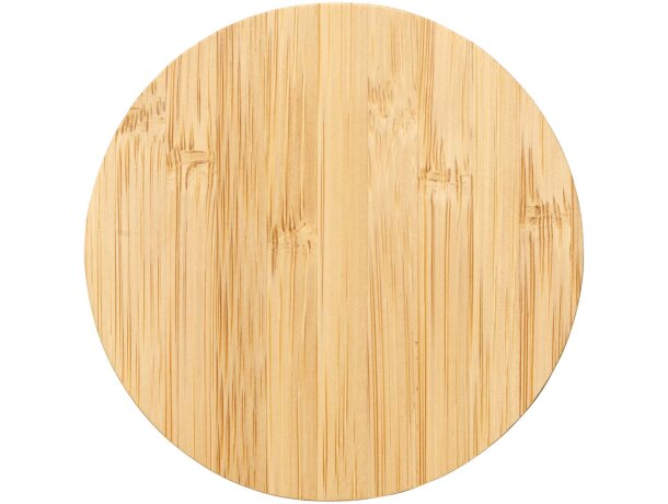 Base de carga inalámbrica de bambú certificado FSC 15W Essence Madera detalle 2