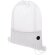 Mochila de cuerdas para empresa poliéster Oriole Blanco