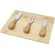 Tabla de quesos y utensilios de bambú Ement Natural detalle 2