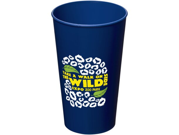 Vaso de plástico de 375 ml Arena Azul detalle 25