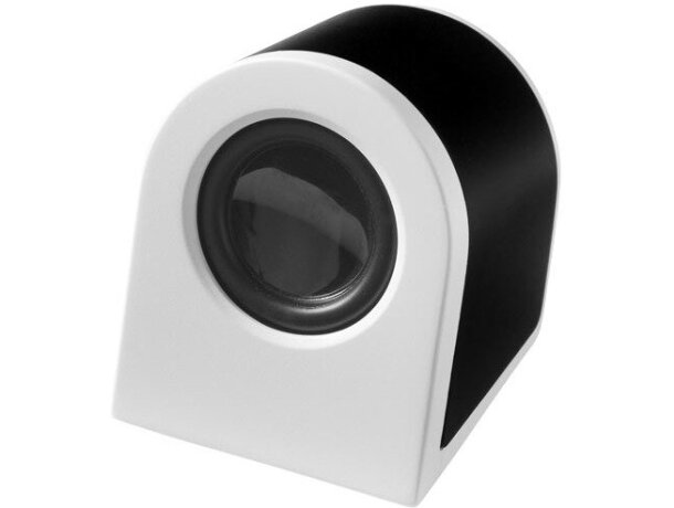 Altavoz pequeño y moderno con batería recargable personalizada negro intenso Altavoz pequeño y moderno con batería recargable personalizada negro intenso