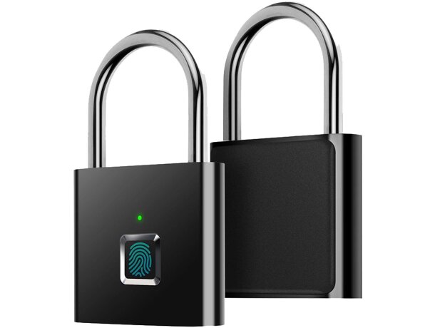 Candado con sensor de huella dactilar SCX.design T11 Negro intenso detalle 5