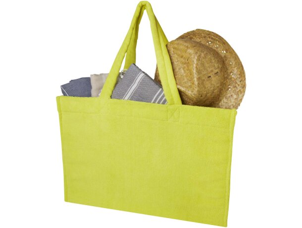 Bolsa tote de rizo reciclado GRS Siam con asa desplegable Lima detalle 12