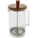 Cafetera de prensa francesa Ivorie 600ml vidrio borosilicato Transparente/madera detalle 7