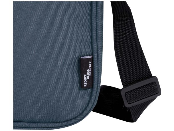 Bandolera reciclada certificada GRS Byron con cremallera detalle 42