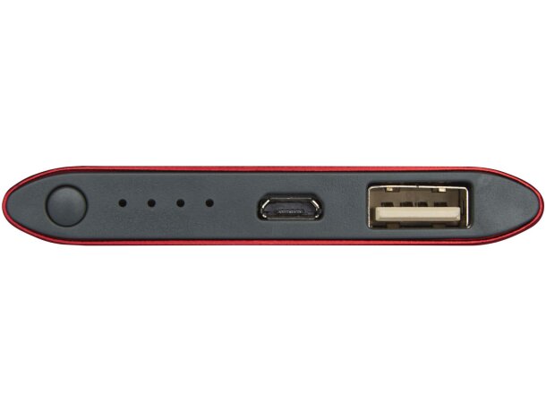 Batería externa inalámbrica Juice de 4000 mAh con aluminio Rojo detalle 7