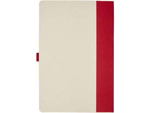 Set libreta A5 y bolígrafo Dairy Dream cartón reciclado Rojo detalle 13