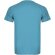 Camiseta deportiva infantil Montecarlo Roly punto piqué Azul turquesa detalle 14