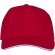 Gorra de 5 paneles con ribete. Personalizadas para tu estilo único Rojo detalle 7