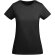 Camiseta mujer algodón orgánico Breda de Roly Negro intenso