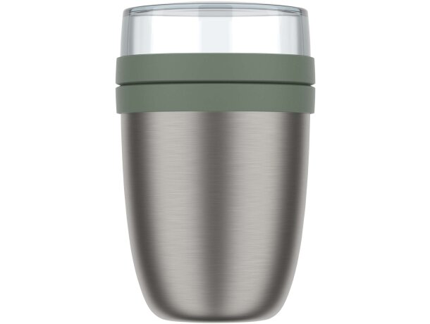 Fiambrera térmica Mepal Ellipse 500+200 ml doble compartimento Verde detalle 8