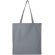 Bolsa tote algodón reciclado GRS con refuerzos Florida 14L Gris detalle 33