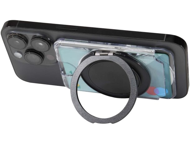 Set regalo libreta tapa dura A6 y cartera MagSafe Kern Gris detalle 5