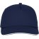 Gorra personalizable de 5 paneles con detalle de ribete Azul marino detalle 23