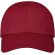 Gorra fit fresca de 6 paneles Rojo detalle 7