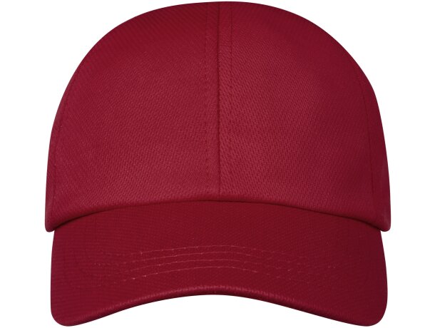 Gorra fit fresca de 6 paneles Rojo detalle 6