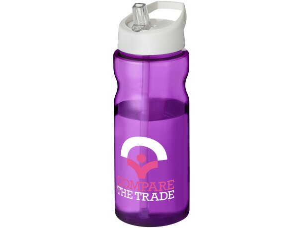 H2O Active® Base Bidón deportivo con tapa con boquilla de 650 ml Morado/blanco detalle 63