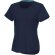Camiseta de manga corta de material reciclado GRS para mujer Jade Azul marino