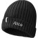 Gorro orgánico Ives Negro intenso detalle 13