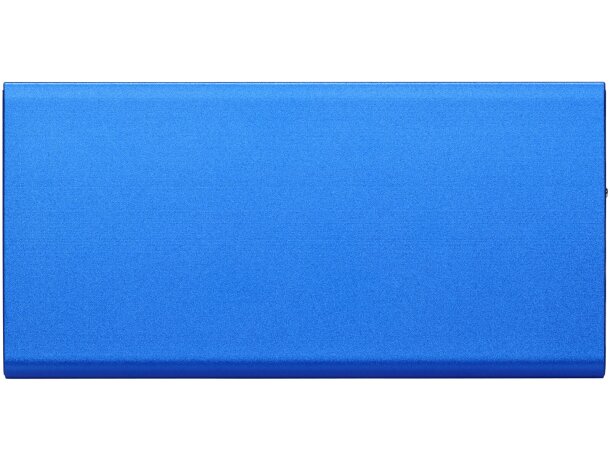 Batería externa de aluminio Plate 8000 mAh con USB tipo C Azul real detalle 16