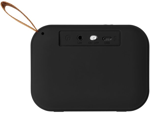 Altavoz Bluetooth Fashion con rejilla de tela tejida Azul real detalle 13