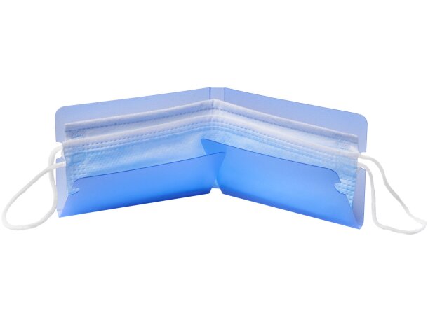 Neceser plegable para mascarillas Madden Azul transparente detalle 55