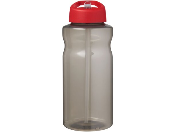 Bidón deportivo H2O Active Eco Big Base 1 litro reciclado Carbón/rojo detalle 22
