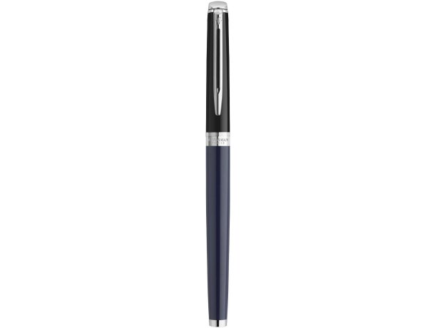 Rollerball Waterman Hemisphere con bloques de color y ribete Azul/negro intenso detalle 6
