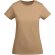 Camiseta mujer algodón orgánico Breda de Roly Naranja griego