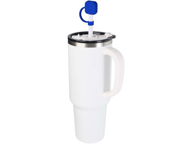 Funda de silicona Sip para pajita reutilizable sin BPA Azul real detalle 12