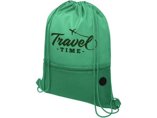 Mochila de cuerdas para empresa poliéster Oriole Verde detalle 36
