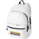 Mochila moderna con doble bolsillo frontal Blanco detalle 1