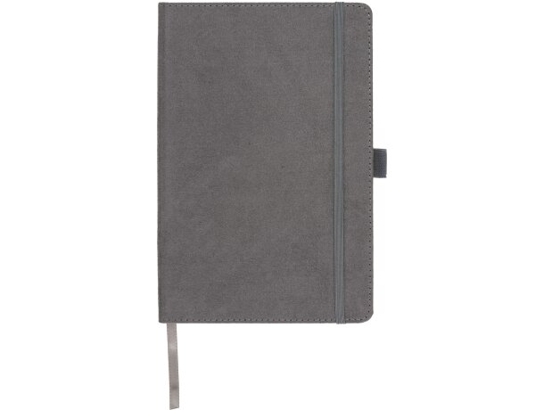 Libreta A5 de ante Carbony Gris detalle 15