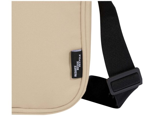 Bandolera reciclada certificada GRS Byron con cremallera detalle 34