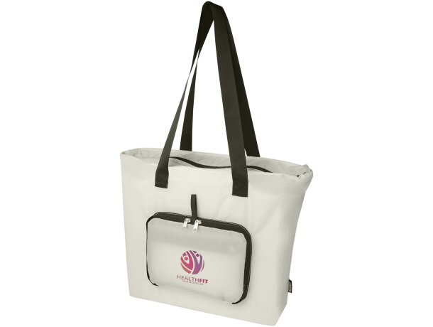 Bolsa tote plegable EcoFold de poliéster reciclado certificado GRS detalle 16