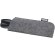 Funda gafas material reciclado certificado GRS Felta Gris medio detalle 4