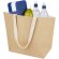 Bolsa tote isotérmica de yute 12 litros certificada Juta Natural/blanco detalle 3