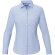 Camisa orgánica manga larga mujer Cuprite popelín algodón Azul claro detalle 2
