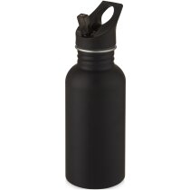 Bidón acero corporativo 500ml pajita integrada asa mate