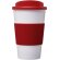 Vaso térmico 350ml con agarradera Americano Blanco/rojo detalle 38