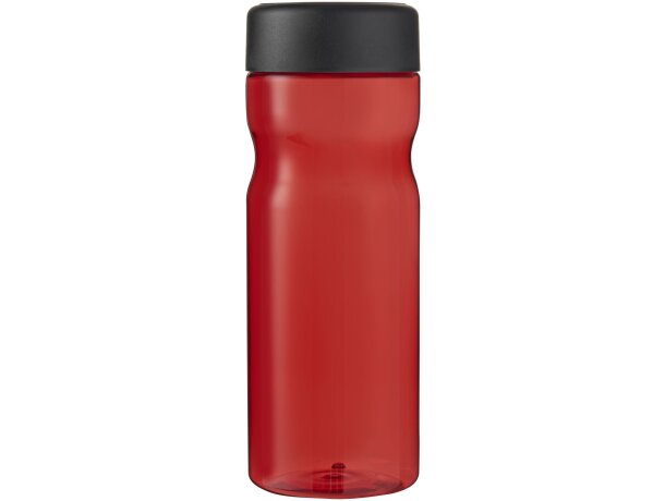 Bidón deportivo de 650 ml con tapa de rosca H2O Active® Base Tritan™ Rojo/negro intenso detalle 27