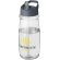 H2O Active® Pulse Bidón deportivo con tapa con boquilla de 600 ml Transparente/gris tormenta detalle 26