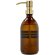 Dispensador jabón Wellmark Bubbles vidrio ámbar 500ml cobre detalle 2