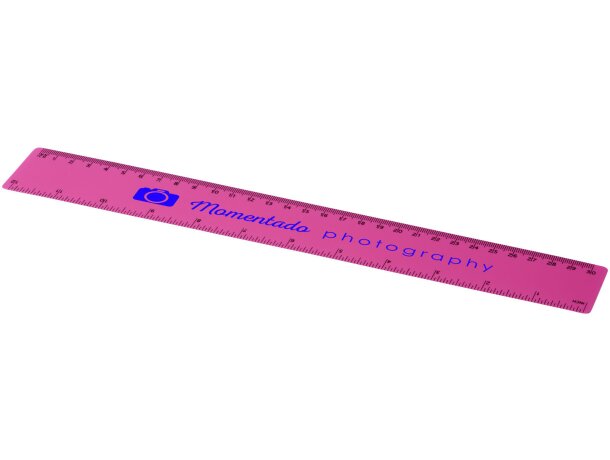 Regla flexible de 30 cm Rothko en polipropileno traslúcido Magenta detalle 13